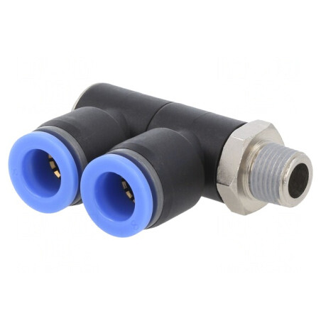 Distribuitor Plug-in Alamă Nichelată 0.95-15 Bar | Electronic-mag.ro | Componente Electronice