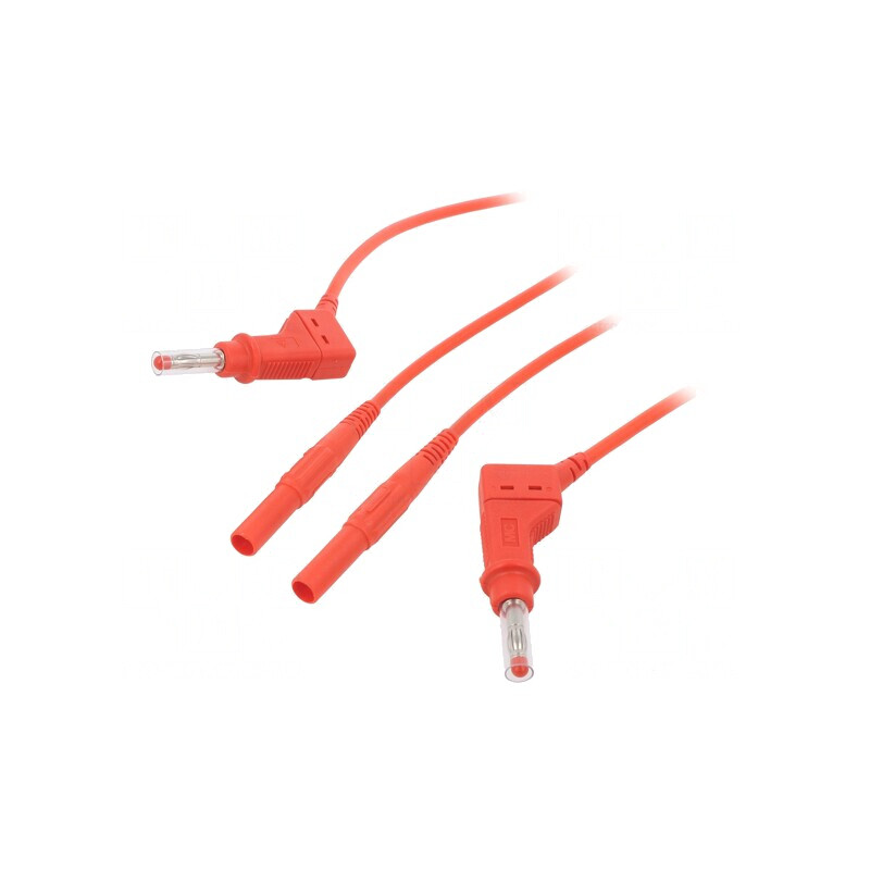 Cablu de măsurare 1m roșu 1mm² | Electronic-mag.ro | Componente Electronice