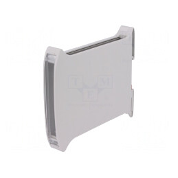 Carcasă DIN 101mm x 17,5mm x 119mm Gri | Electronic-mag.ro | Componente Electronice