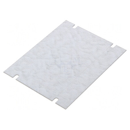 Placă de montare oțel zincată 94mm x 125mm | Electronic-mag.ro | Componente Electronice