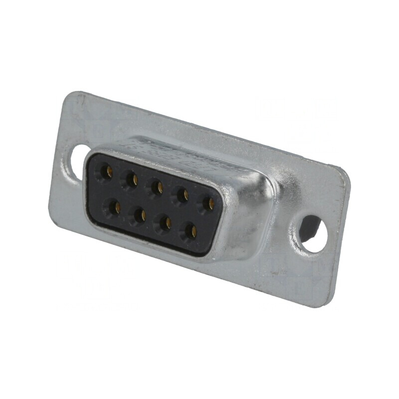 Conector D-Sub 9 PIN Mamă cu Șuruburi 7.5A 300VAC | Electronic-mag.ro | Componente Electronice