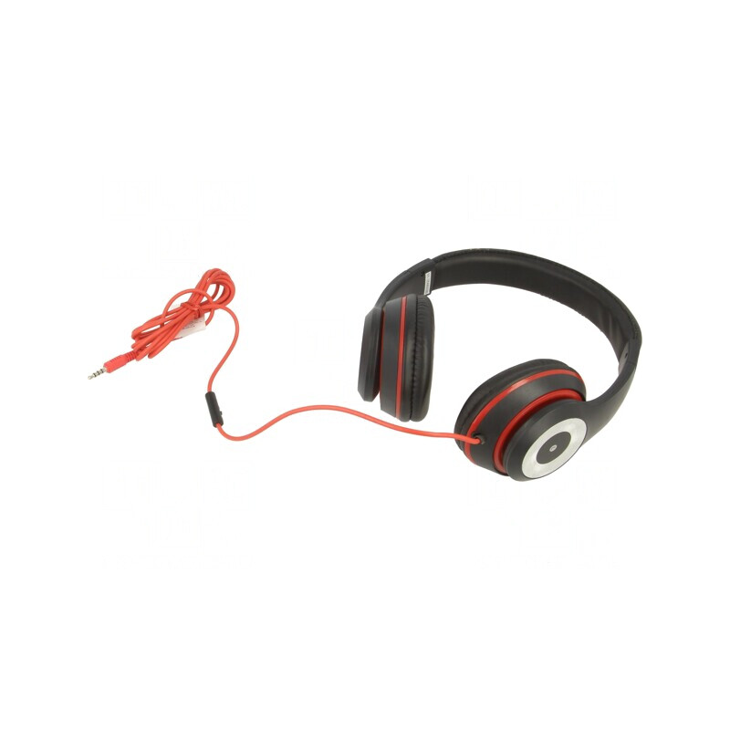 Căști Over-Ear cu Microfon Negru Roșu Jack 3.5mm | Electronic-mag.ro | Componente Electronice Căști Over-Ear cu Microfon Negru Roșu Jack 3.5mm | Electronic-mag.ro | Componente Electronice