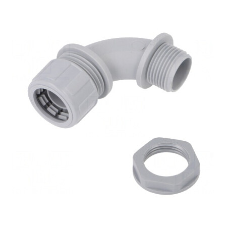 Conectori în unghi 90° filet metric exterior nerotativ | Electronic-mag.ro | Componente Electronice