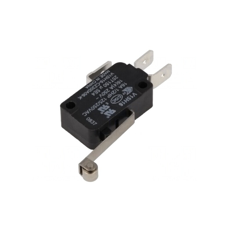 Microîntrerupător cu Manetă și Rulou 16A 250V | Electronic-mag.ro | Componente Electronice