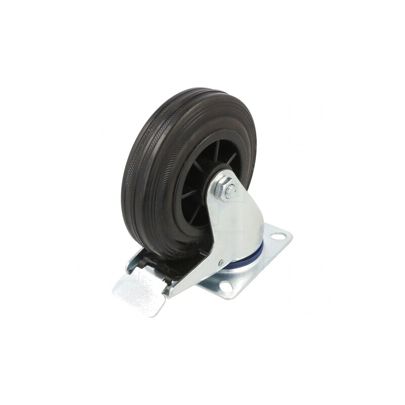 Roată de Transport 125mm Guma 100kg | Electronic-mag.ro | Componente Electronice