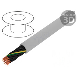 Cablu JZ-500-PUR 18G1mm2 Gri Neecranat 300V/500V | Electronic-mag.ro | Componente Electronice