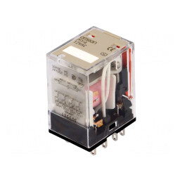 Releu Electromagnetic 4PDT 12VAC 5A | Electronic-mag.ro | Componente Electronice