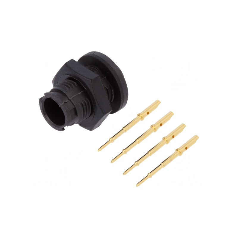 Soclu Circular EN2 pentru Montare pe Panou | Electronic-mag.ro | Componente Electronice