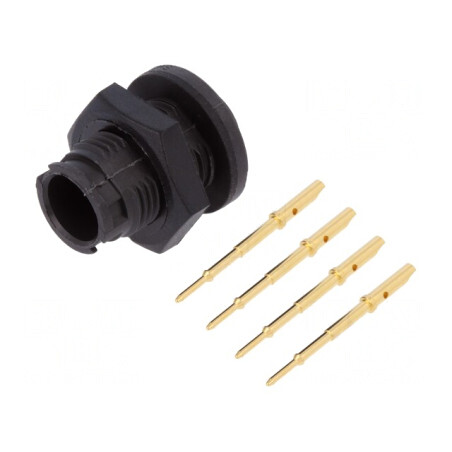 Soclu Circular EN2 pentru Montare pe Panou | Electronic-mag.ro | Componente Electronice