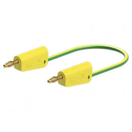 Cablu de Măsurare 60VDC 30VAC 32A 1,5m Galben-Verde | Electronic-mag.ro | Componente Electronice