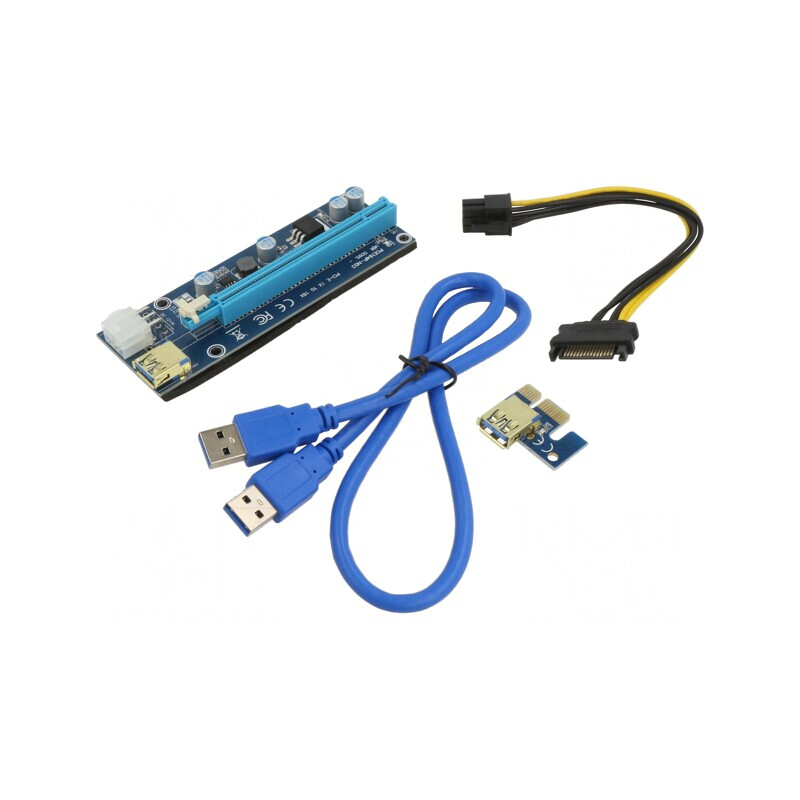 Riser USB 3.0 Albastră pentru Miner Criptomonede 600mm | Electronic-mag.ro | Componente Electronice Riser USB 3.0 Albastră pentru Miner Criptomonede 600mm | Electronic-mag.ro | Componente Electronice