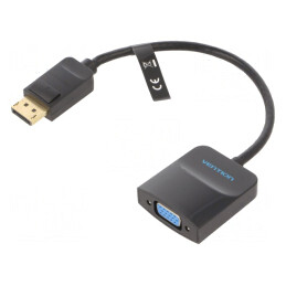 Convertor D-Sub 15pin la DisplayPort 0,15m | Electronic-mag.ro | Componente Electronice