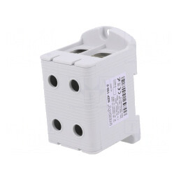 Conector Îmbinare Șine 150mm2 1 Pista 2 Borne Gri 28.9mm