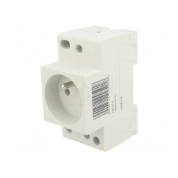Soclu E 230VAC 10A pentru Şină DIN | Electronic-mag.ro | Componente Electronice