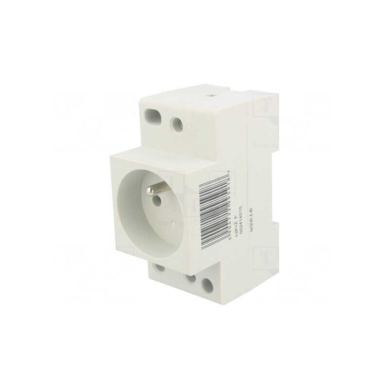 Soclu E 230VAC 10A pentru Şină DIN | Electronic-mag.ro | Componente Electronice