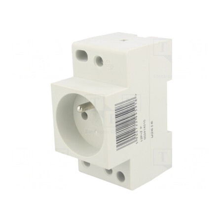 Soclu E 230VAC 10A pentru Şină DIN | Electronic-mag.ro | Componente Electronice