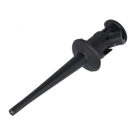Clips de măsurare cu pensetă aurită 5A 300VDC negru | Electronic-mag.ro | Componente Electronice