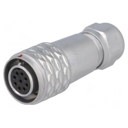 Mufă Mamă SF12 9 PIN IP67 3A 125V Lipire pe Cablu | Electronic-mag.ro | Componente Electronice