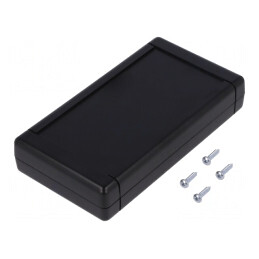 Carcasă Universală TEKBOX ABS Neagră 67x126x24mm | Electronic-mag.ro | Componente Electronice