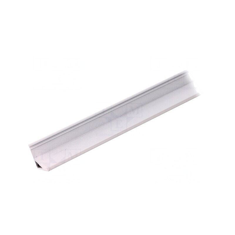 Profil Aluminiu LED Alb 2m Unghi CABI12 | Electronic-mag.ro | Componente Electronice
