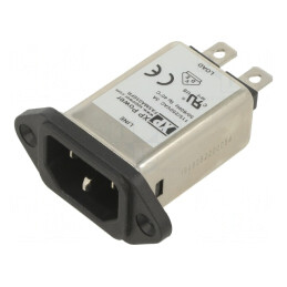 Conector Alimentare AC 250V IEC 60320 3A | Electronic-mag.ro | Componente Electronice