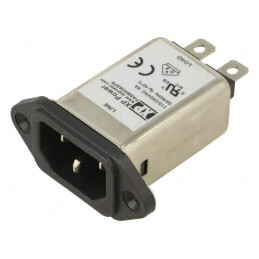 Conector Alimentare AC 6A 250VAC IEC 60320