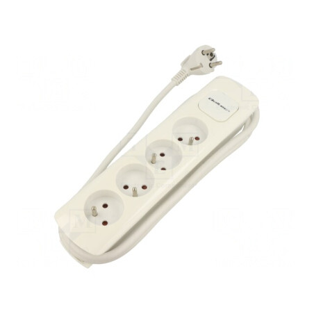 Prelungitor 4 Prize Alb 1,8m 16A | Electronic-mag.ro | Componente Electronice