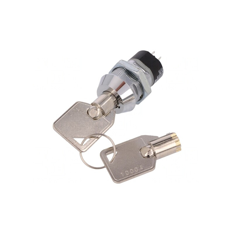 Întrerupător cu Cheie DPST 90° 2 Pini | Electronic-mag.ro | Componente Electronice