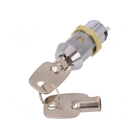 Comutator întrerupător cu cheie 2 pini SPST 90° | Electronic-mag.ro | Componente Electronice