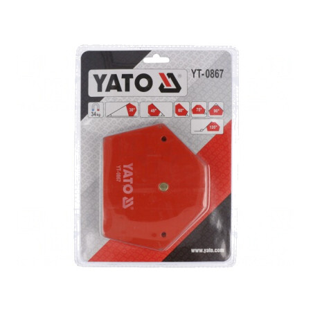 Dispozitiv Fixare Magnetic pentru Sudură 34kg 111x136x24mm | Electronic-mag.ro | Componente Electronice