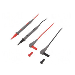 Cabluri de Măsurare 10A 1,2m Negru și Roșu