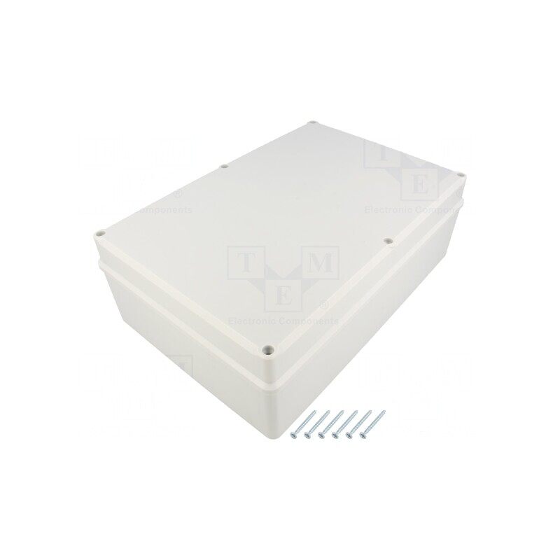 Carcasă Universală Polistiren Gri 190mm x 280mm x 95mm | Electronic-mag.ro | Componente Electronice