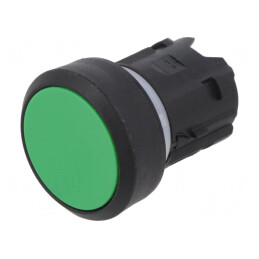 Comutator Apăsare 22mm Verde fără Poziție Staționară | Electronic-mag.ro | Componente Electronice