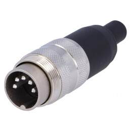 Conector M16 Mufă Tată 5 PIN Lipire Pe Cabluri | Electronic-mag.ro | Componente Electronice