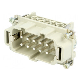 Conector HDC Inserturi Contact Tată 10P+10PE | Electronic-mag.ro | Componente Electronice