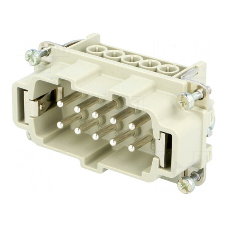 Conector HDC Inserturi Contact Tată 10P+10PE | Electronic-mag.ro | Componente Electronice