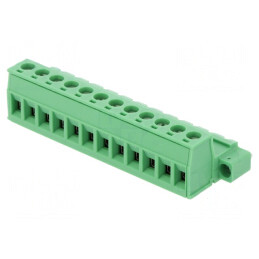 Regletă de Conexiuni 5,08mm 12 Piste Drept | Electronic-mag.ro | Componente Electronice