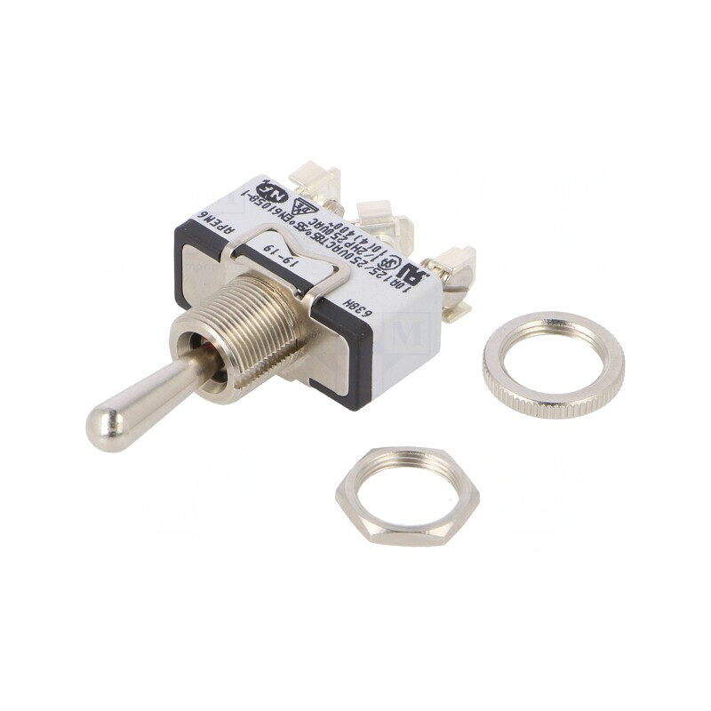 Comutator basculant 3 poziții ON-OFF-ON 10A 250VAC | Electronic-mag.ro | Componente Electronice Comutator basculant 3 poziții ON-OFF-ON 10A 250VAC | Electronic-mag.ro | Componente Electronice