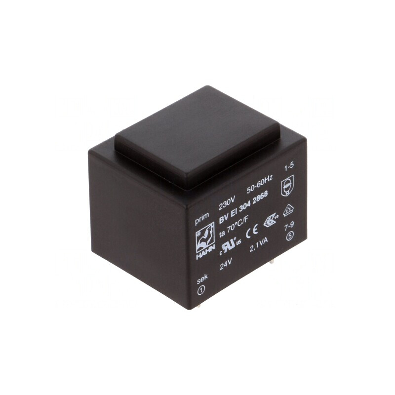 Transformator încapsulat 2,1VA 230V 24V PCB BVEI | Electronic-mag.ro | Componente Electronice Transformator încapsulat 2,1VA 230V 24V PCB BVEI | Electronic-mag.ro | Componente Electronice
