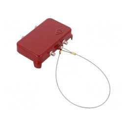 Capac protecţie roşu 57.27 IP65/IP66/IP69 180°C | Electronic-mag.ro | Componente Electronice