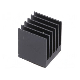 Radiator BGA Negru 17mm x 17mm | Electronic-mag.ro | Componente Electronice