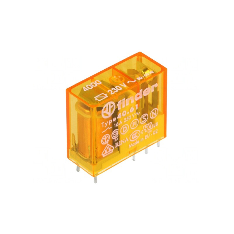 Releu electromagnetic SPDT 230VAC 30A | Electronic-mag.ro | Componente Electronice