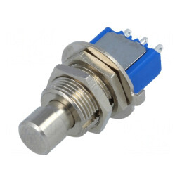 Comutator apăsare 2 poziții SPDT 3A 250VAC ON-(ON) | Electronic-mag.ro | Componente Electronice