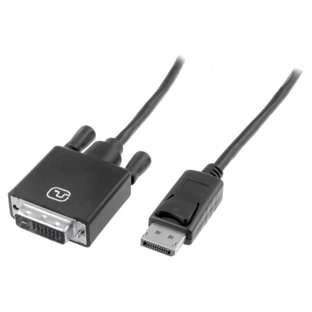 Cablu DisplayPort la DVI-D 1m | Electronic-mag.ro | Componente Electronice