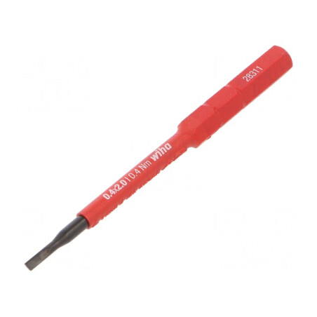 Tijă Izolată Plată 2,0x0,4mm 75mm | Electronic-mag.ro | Componente Electronice