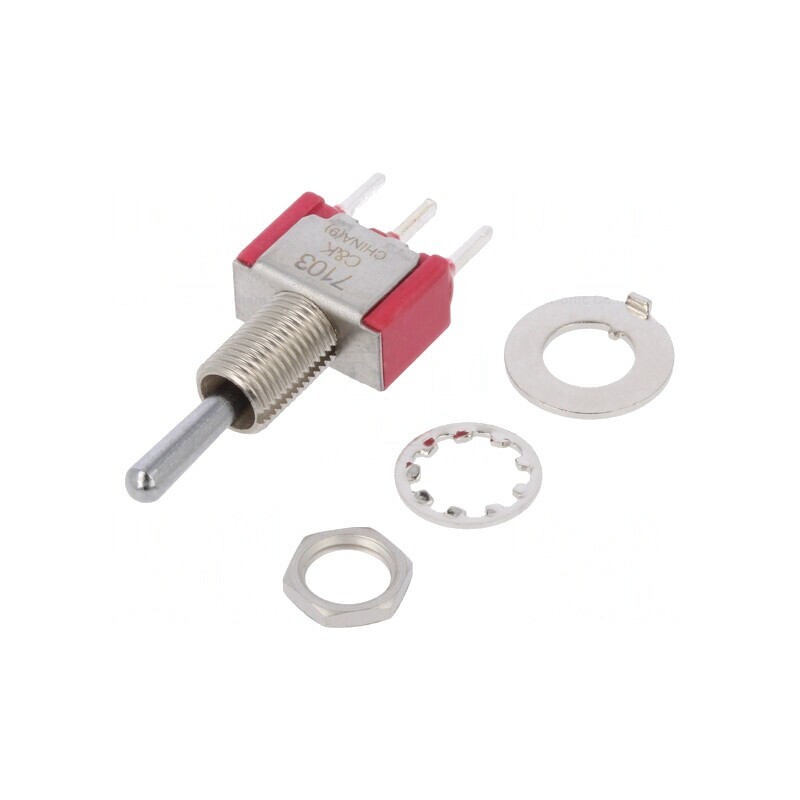 Comutator Basculant 3 Pozitii ON-OFF-ON 5A 120VAC/28VDC | Electronic-mag.ro | Componente Electronice