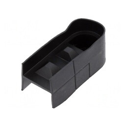 Capac lateral negru 20-55°C | Electronic-mag.ro | Componente Electronice