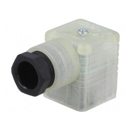 Conector Mamă 18mm cu Valvă și Pin 3 în Unghi 90° | Electronic-mag.ro | Componente Electronice