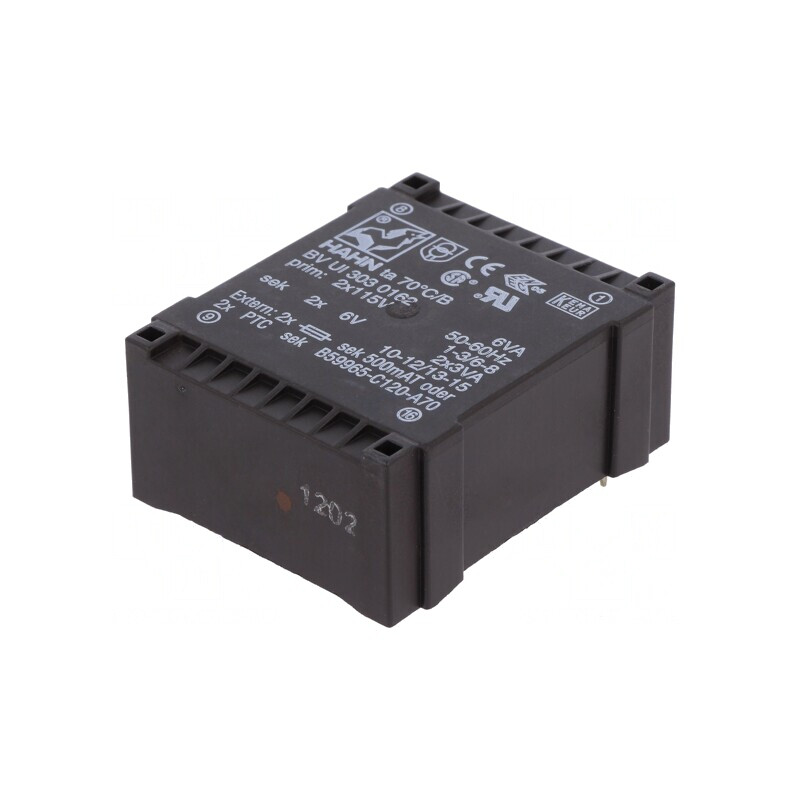 Transformator Încapsulat 6VA 2x6V 500mA PCB | Electronic-mag.ro | Componente Electronice Transformator Încapsulat 6VA 2x6V 500mA PCB | Electronic-mag.ro | Componente Electronice