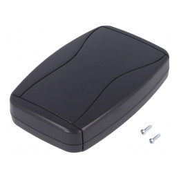 Carcasă universală neagră SPRINT ABS 74x114x24.7 mm | Electronic-mag.ro | Componente Electronice